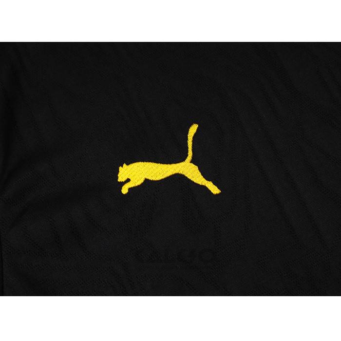 Tuta da Track Borussia Dortmund Manica Corta 2024-2025 Nero - Pantaloncini